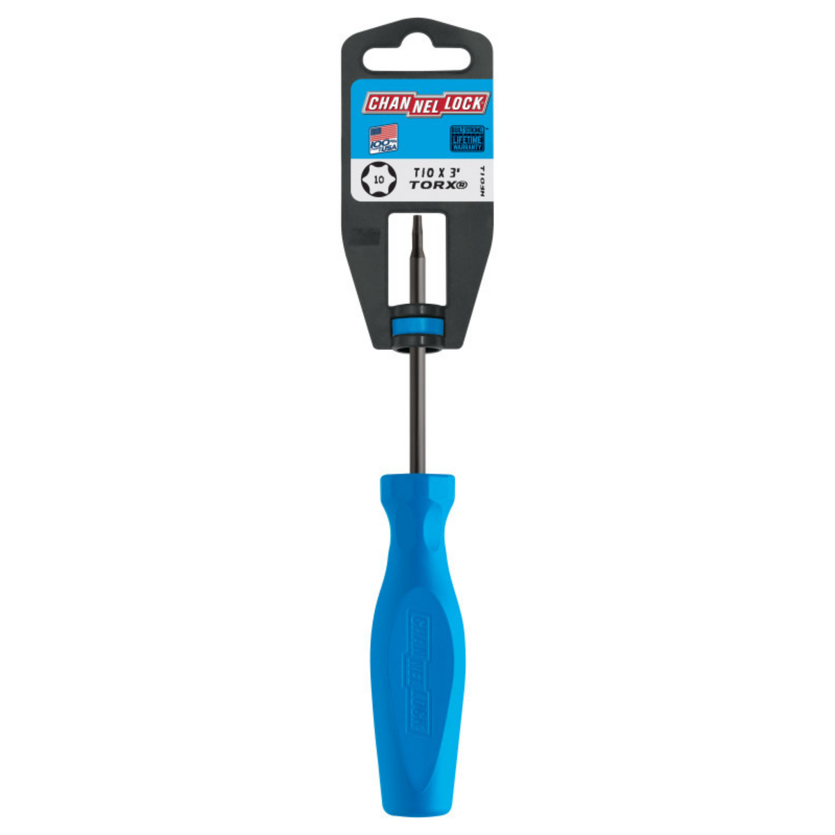 Channellock TORX T10 X 3-inch Professional Screwdriver - Ridge Toolbox