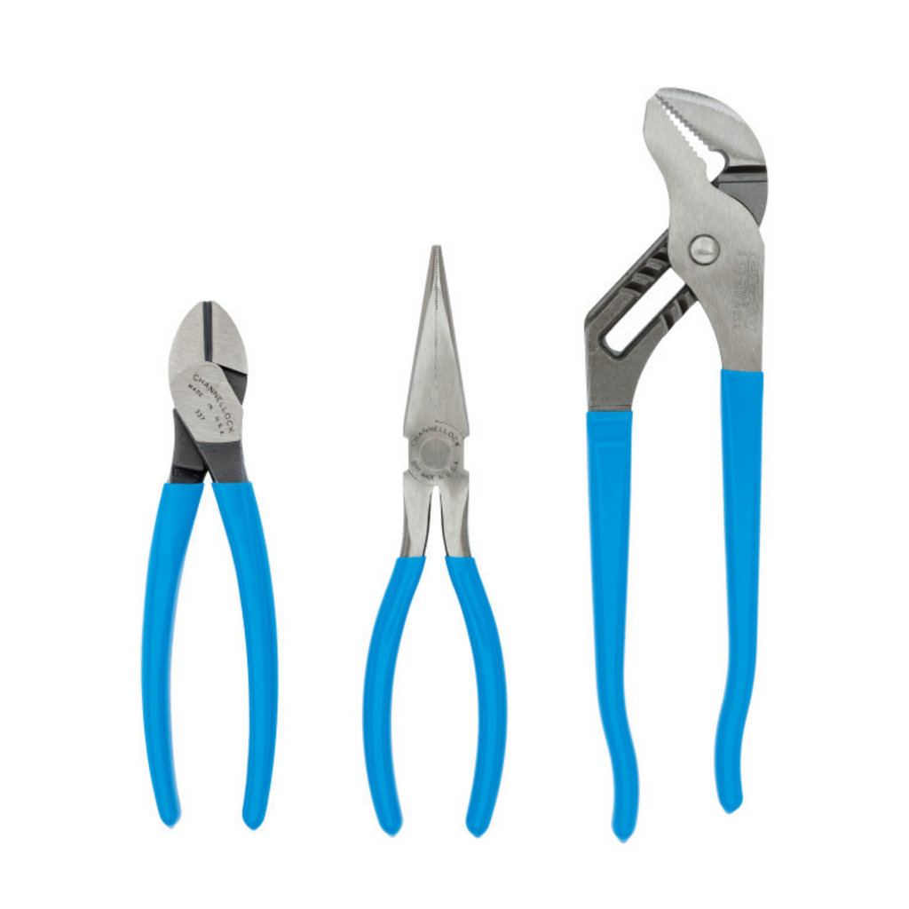 Channellock 3pc Pliers Set - Ridge Toolbox