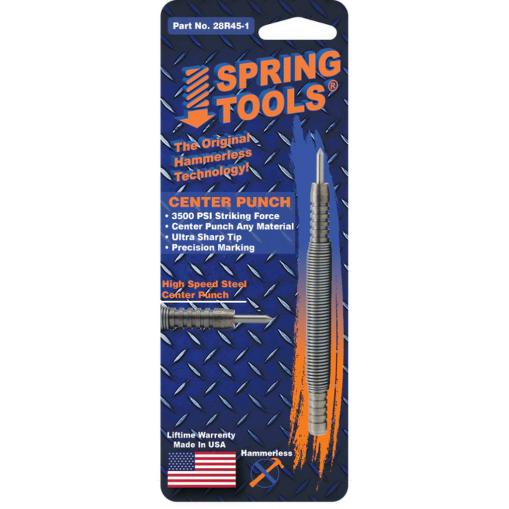 Spring Tools - High Speed Steel Center Punch - Ridge Toolbox