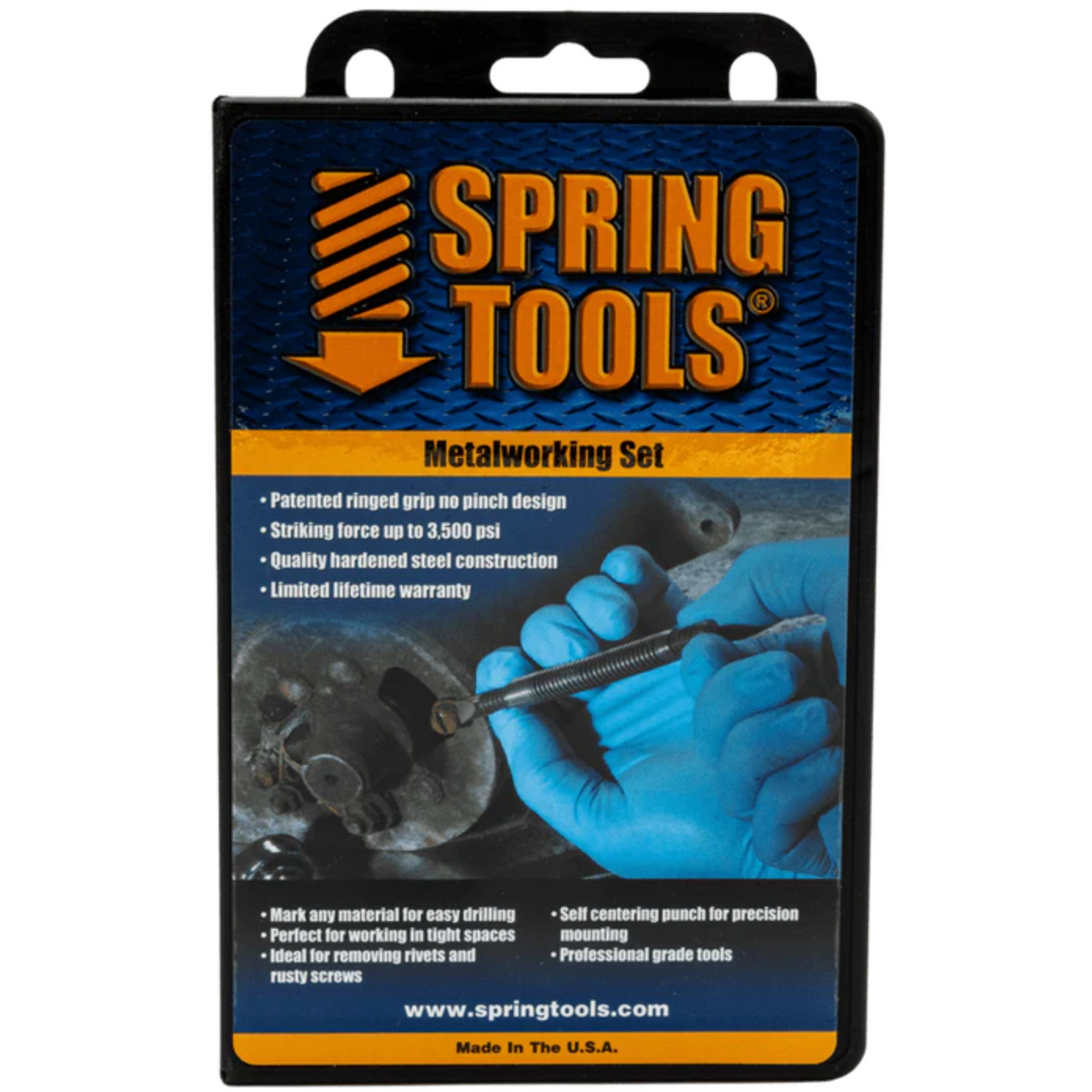 Spring Tools - 4 Piece Metal Working Set - Ridge Toolbox