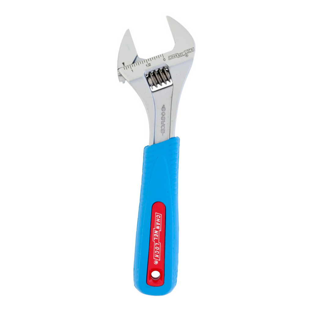 Channellock 8-Inch CODE BLUE® Adjustable Wrench - Ridge Toolbox