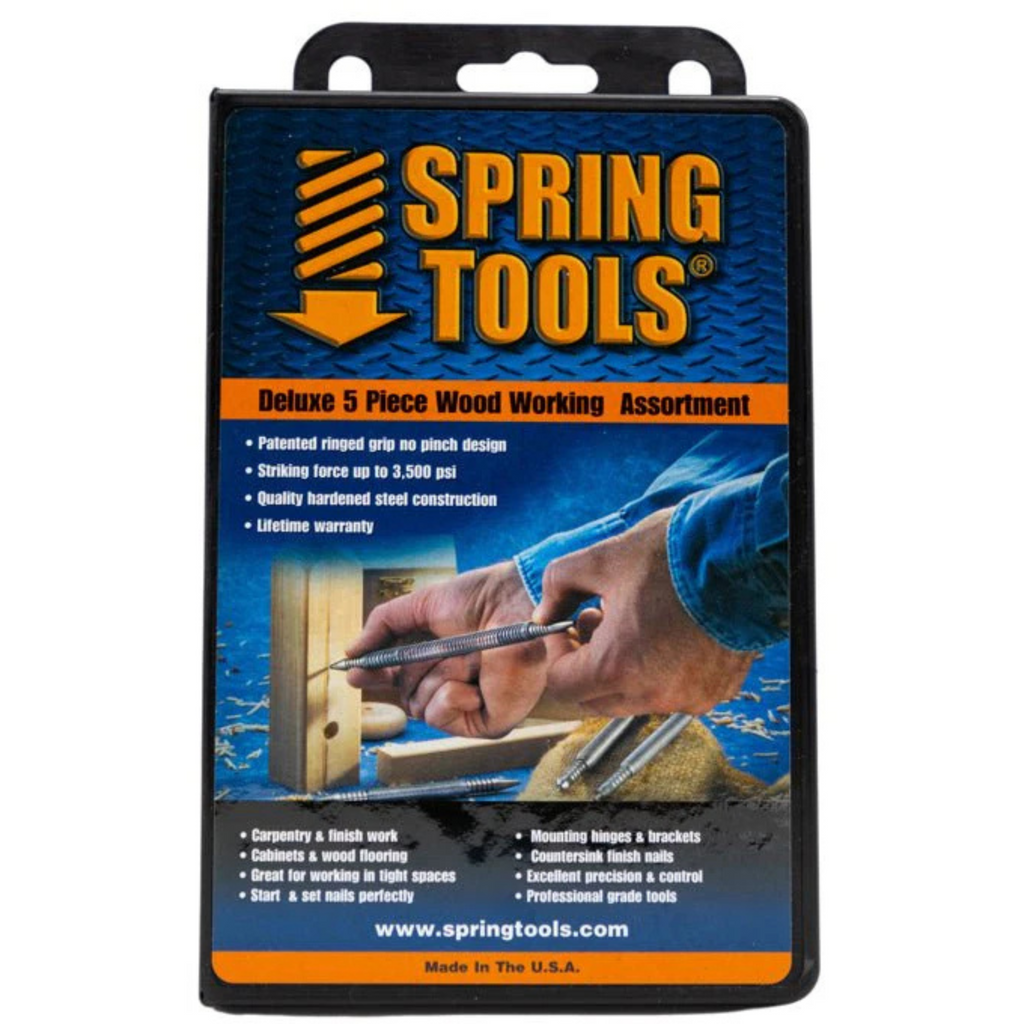 Spring Tools - Deluxe 5 Piece Wood Workers Set - Ridge Toolbox