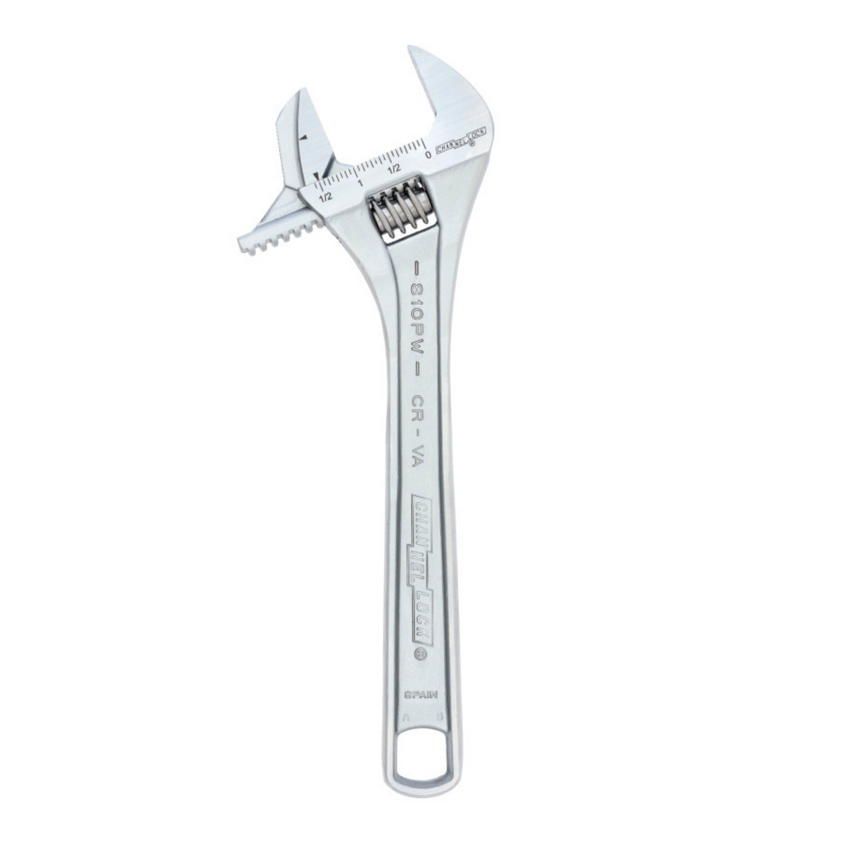 Channellock 10-Inch Reversible Jaw Adjustable Wrench - Ridge Toolbox