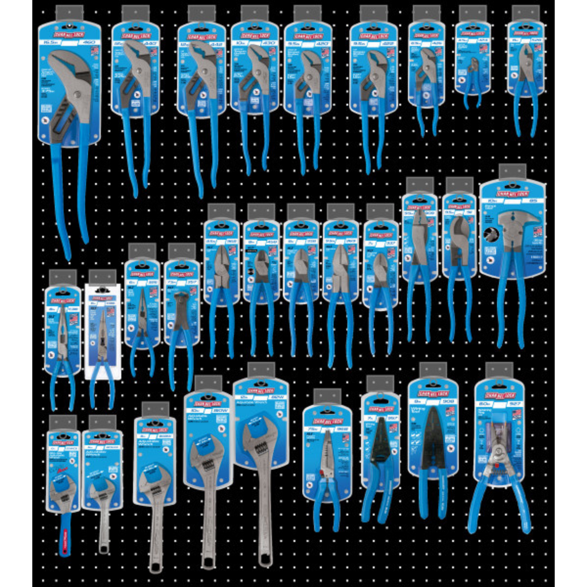 Channellock Premier Plier & Wrench Display - Plier, Wrench, XLT - Ridge Toolbox