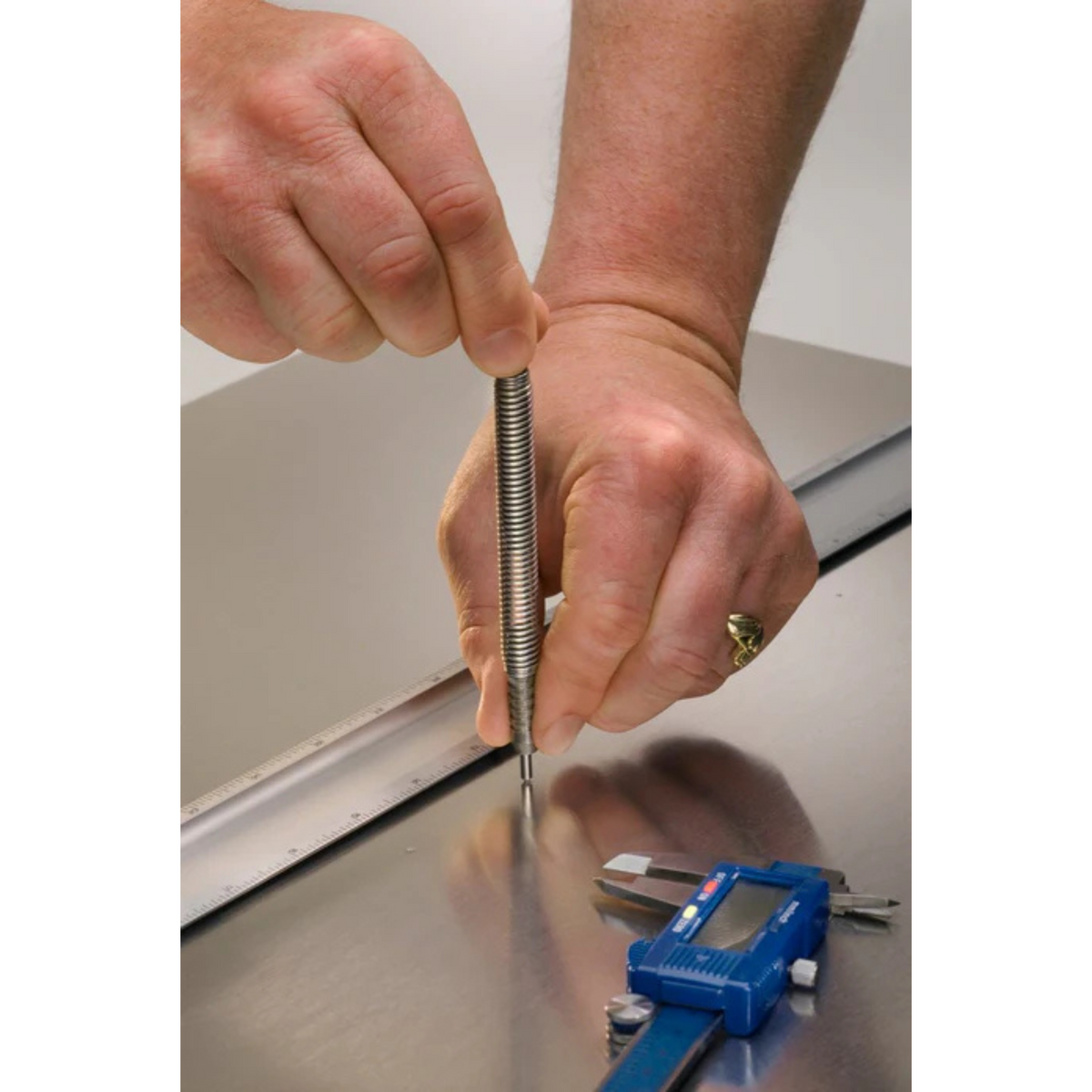 Spring Tools - High Speed Steel Center Punch - Ridge Toolbox