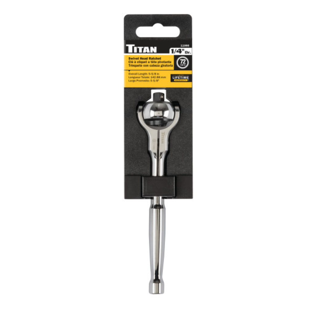 1/4 in. Drive Swivel Head Ratchet (11066) - Ridge Toolbox