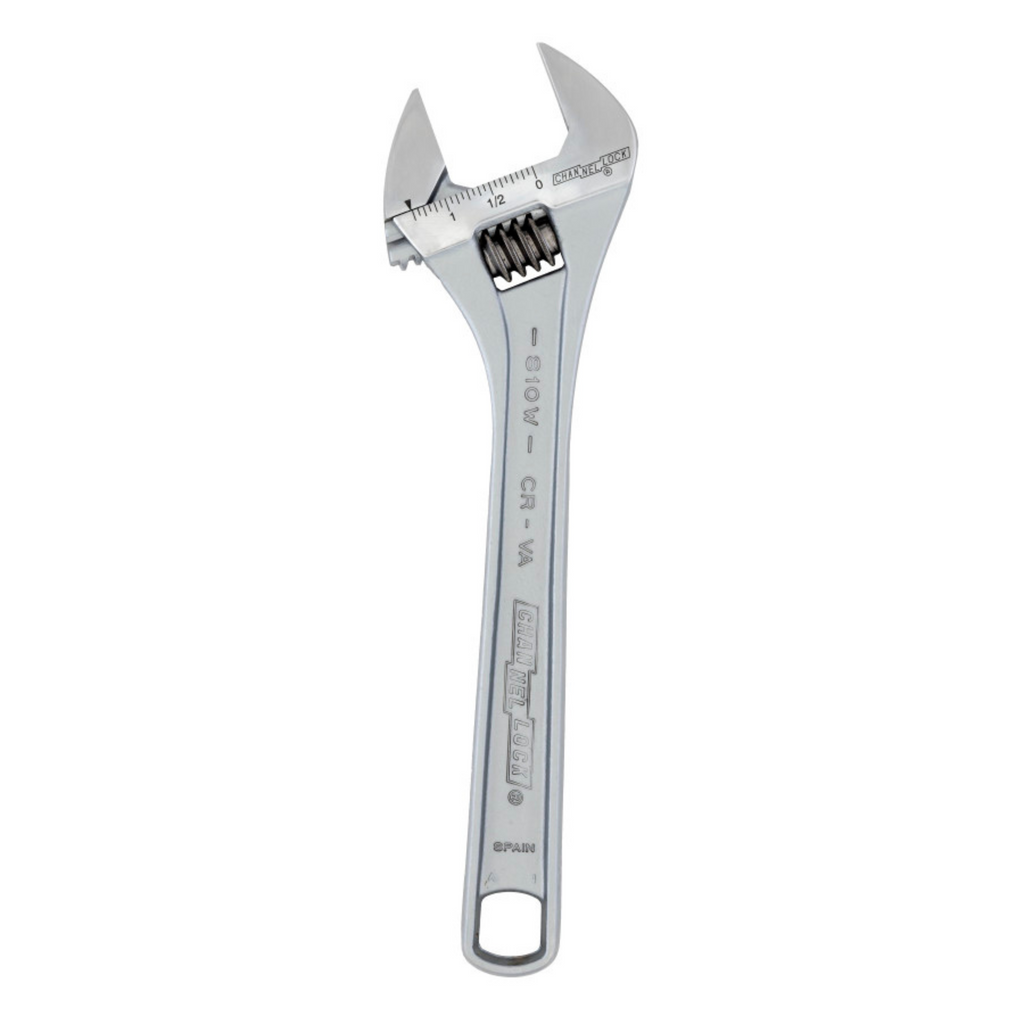 Channellock 10-Inch Adjustable Wrench - Ridge Toolbox
