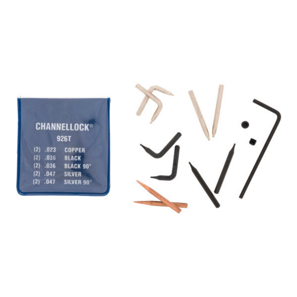 Channellock 5pc Universal Retaining Ring Tip Kit - Ridge Toolbox