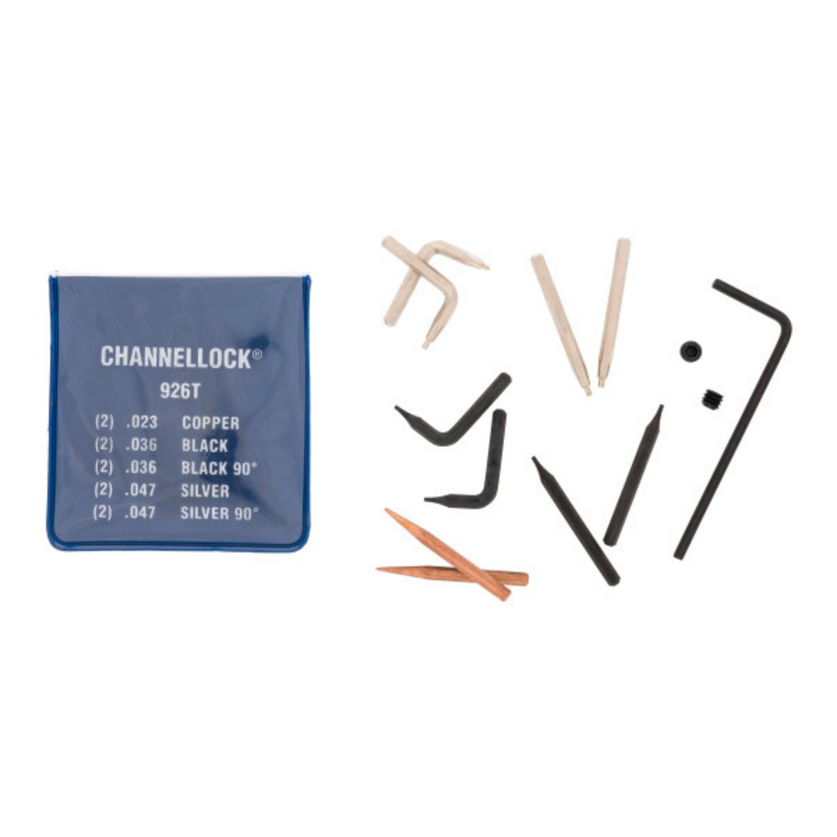 Channellock 5pc Universal Retaining Ring Tip Kit - Ridge Toolbox