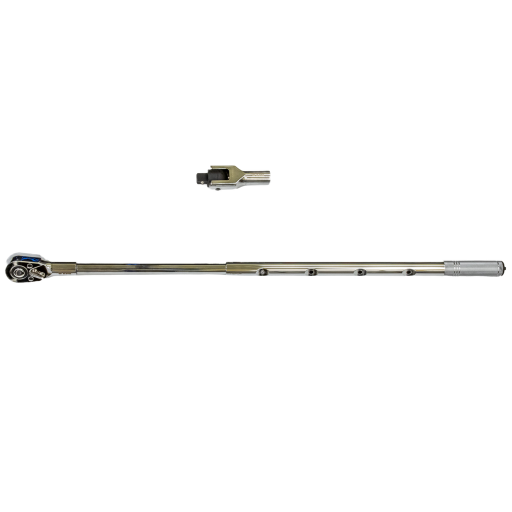 VIM Tools - 3/4″ Dr. Heavy-Duty Extendable Ratchet & Breaker Bar Kit (OAL 29″–40″) - Ridge Toolbox