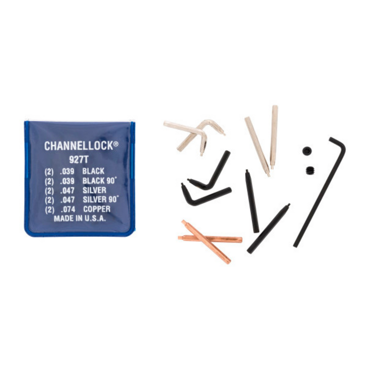 Channellock 5pc Universal Retaining Ring Tip Kit - Ridge Toolbox