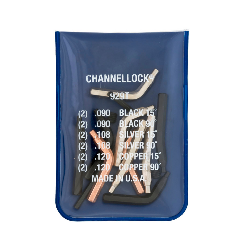 Channellock 5pc Universal Retaining Ring Tip Kit - Ridge Toolbox