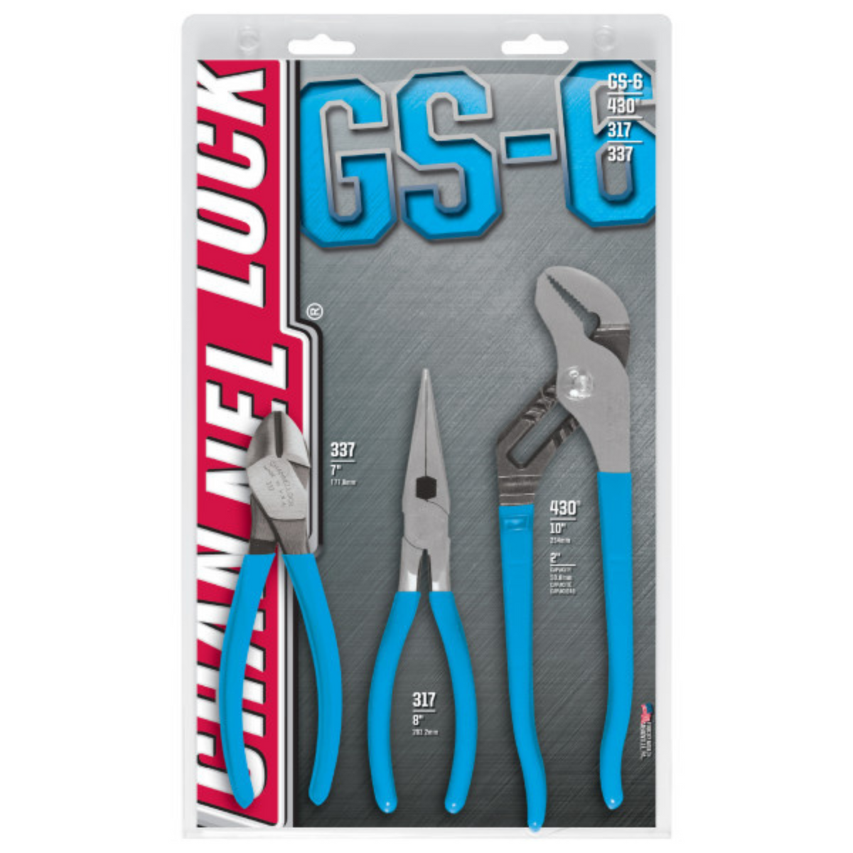 Channellock 3pc Pliers Set - Ridge Toolbox