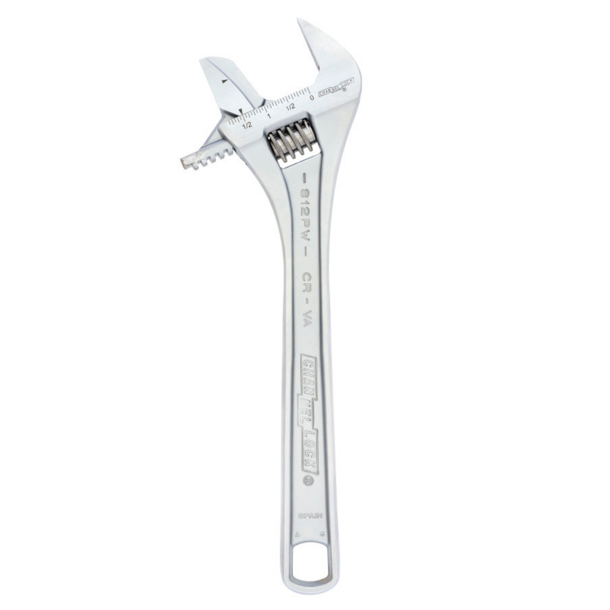 Channellock 12-Inch Reversible Jaw Adjustable Wrench - Ridge Toolbox