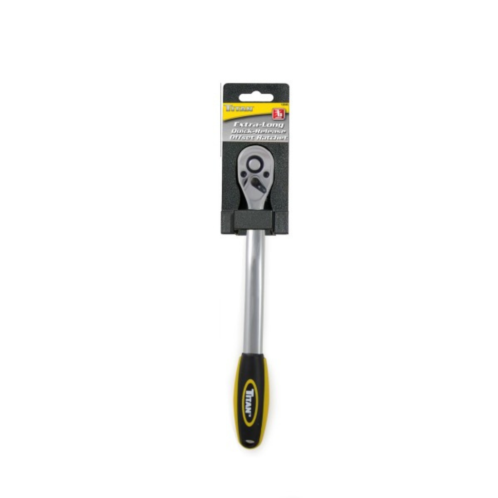 3/8 in. Drive Quick-Release Offset Extra-Long Ratchet (12045) - Ridge Toolbox