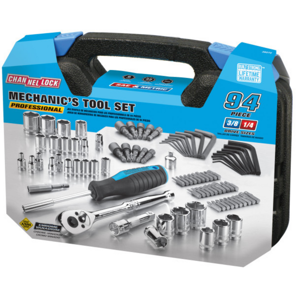 Channellock 94pc Mechanic's Tool Set: All-Inclusive Tool Solution