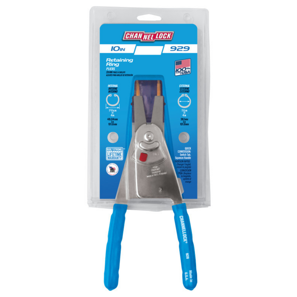 Channellock 10-Inch Convertible Retaining Ring Pliers