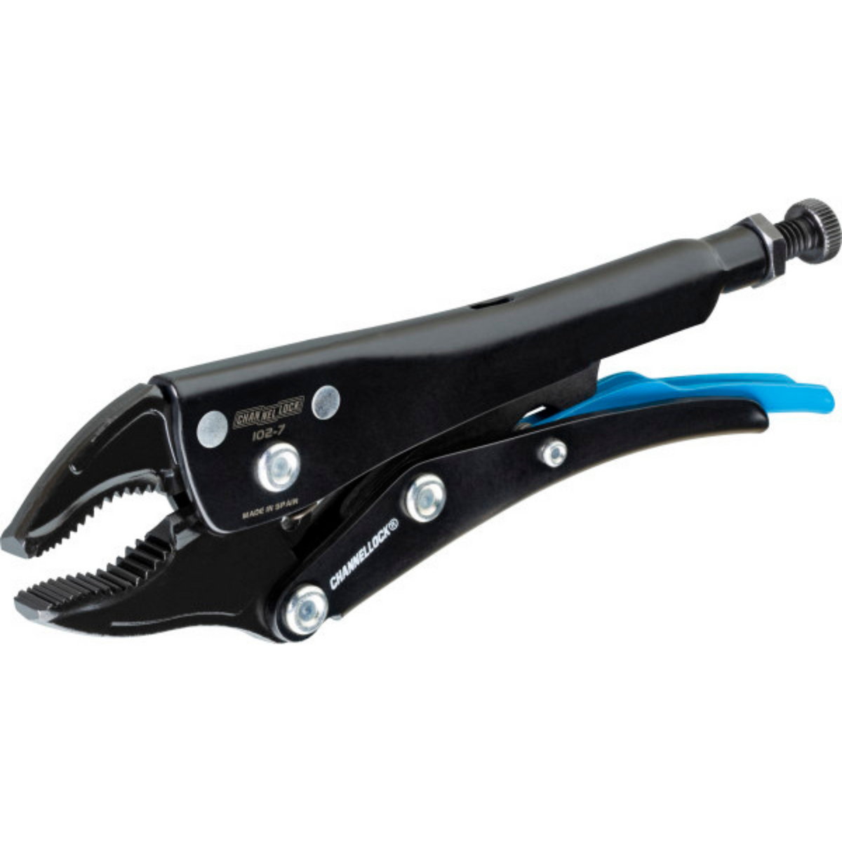 7-Inch Curved Jaw Locking Pliers w/ Cutter - Versatile & Durable