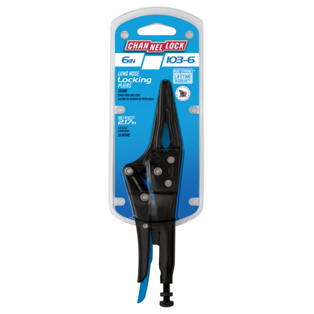 Channellock 6-Inch Combination Long Nose Locking Pliers
