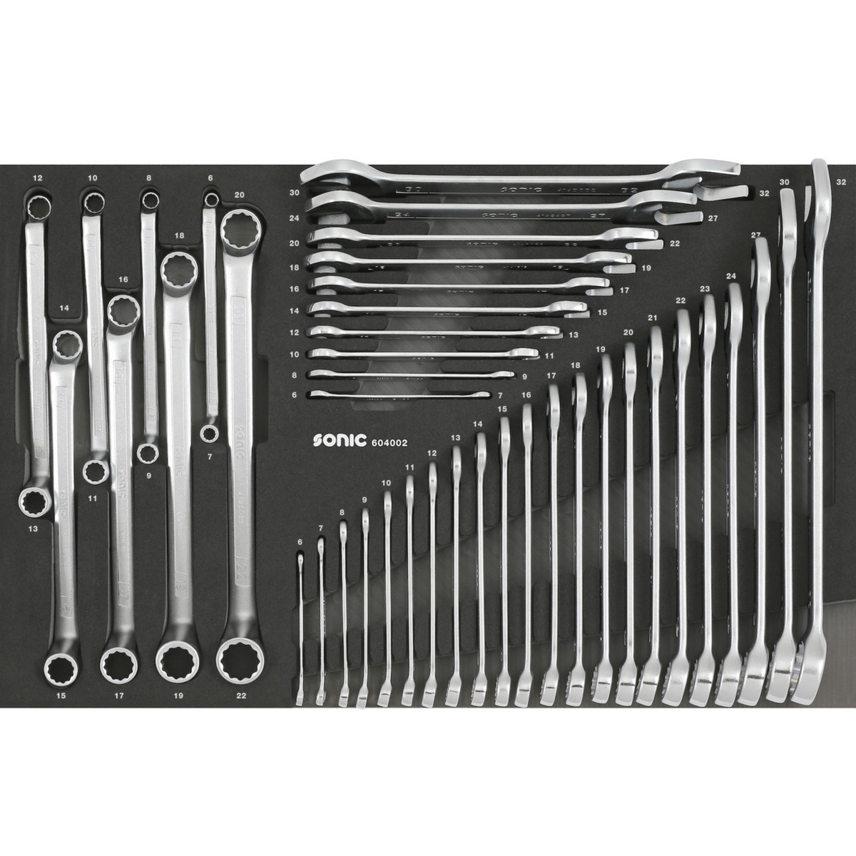 Sonic Tools - Metric Wrench Set, 40-PCS, Medium - Ridge Toolbox
