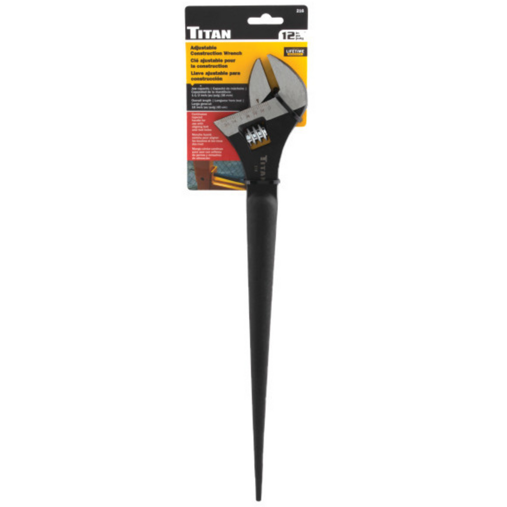 12 in. Adjustable Construction Wrench (216) - Ridge Toolbox