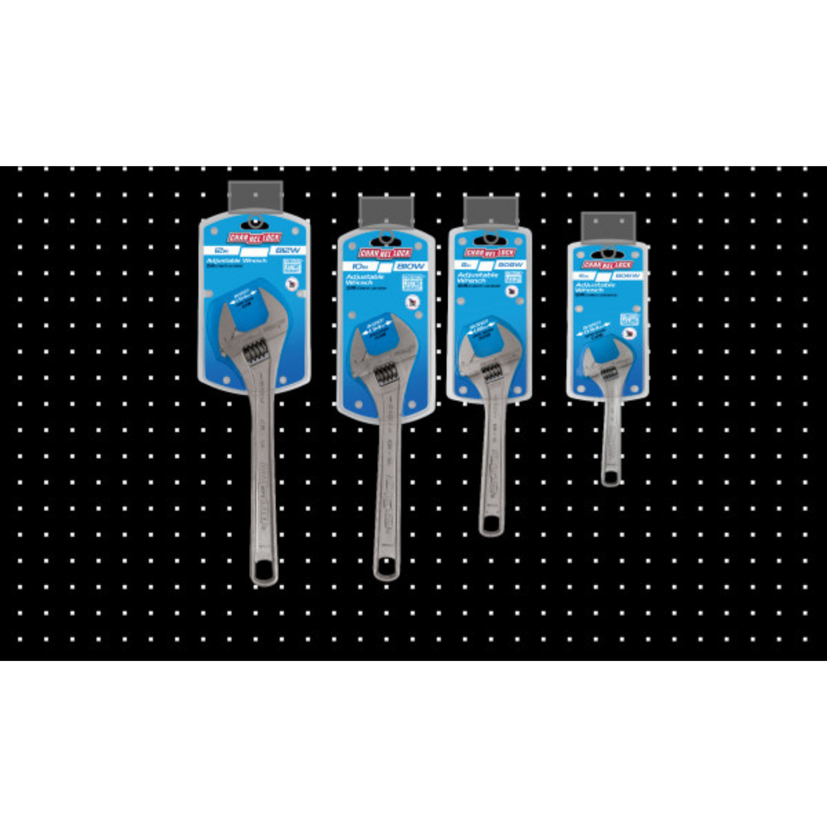 Channellock Adjustable Wrench Display - Ridge Toolbox