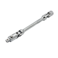 VIM Tools - 6" OAL 1/4" Dr. Double Joint Universal Locking Extension with Spring-Loaded Male End - Ridge Toolbox