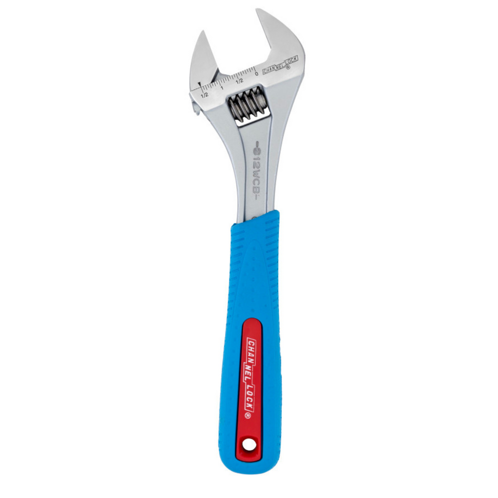 Channellock 12-Inch CODE BLUE® Adjustable Wrench - Ridge Toolbox