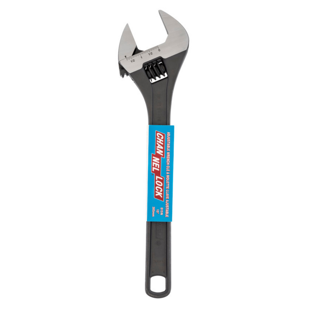 Channellock 15-Inch Adjustable Wrench - Ridge Toolbox