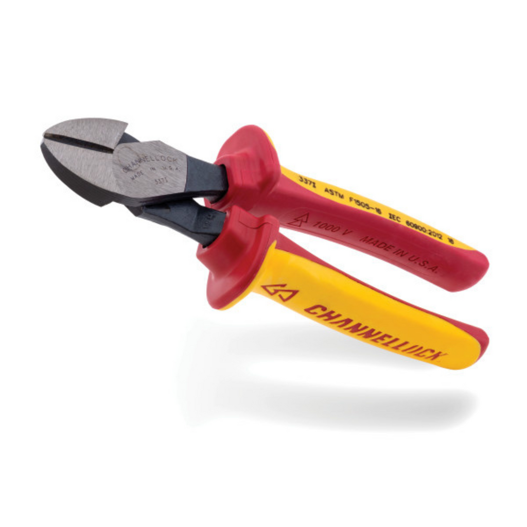Insulated Diagonal Cutting Pliers - Channellock 7-Inch XLT™ for Ultimate Precision - Ridge Toolbox