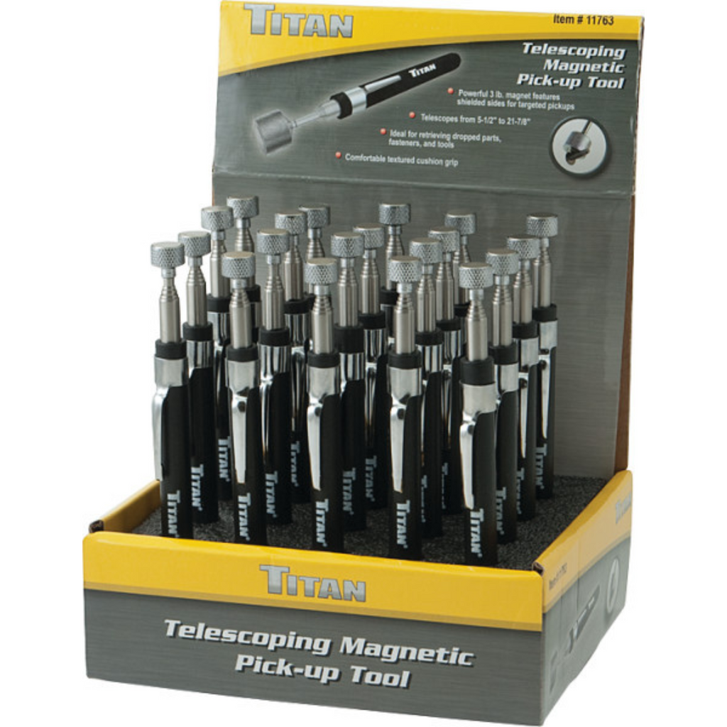 3 lb. Telescoping Magnetic Pickup Tool (11763) - Ridge Toolbox