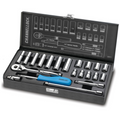 Channellock 21pc 1/4" SAE Drive Socket Set