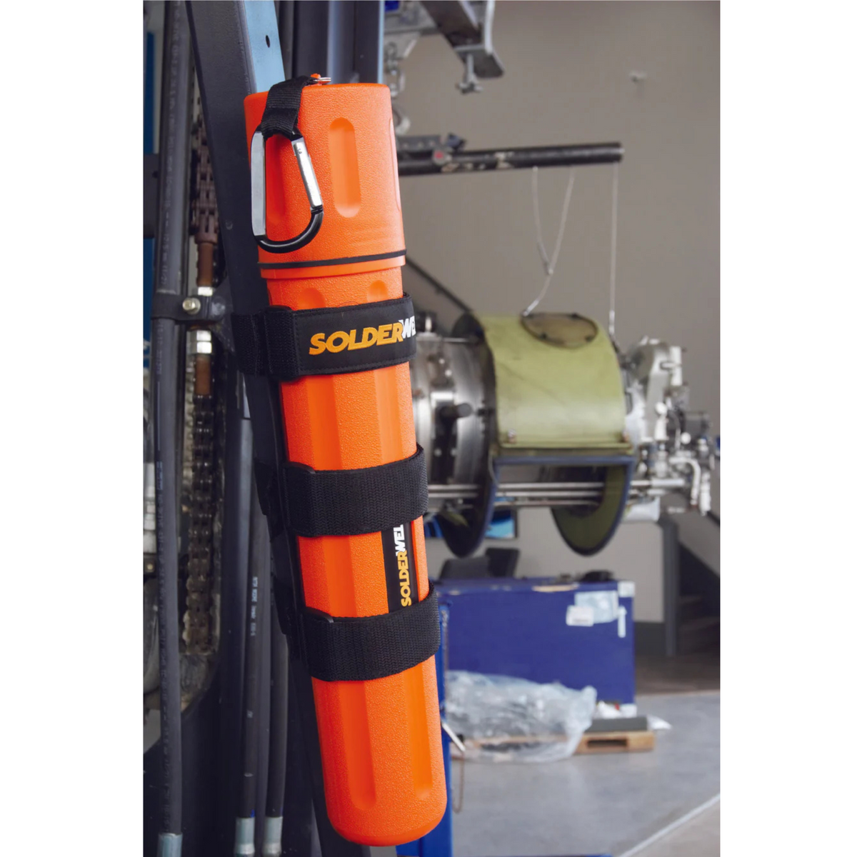 SolderWeld - Orange Canister Holder