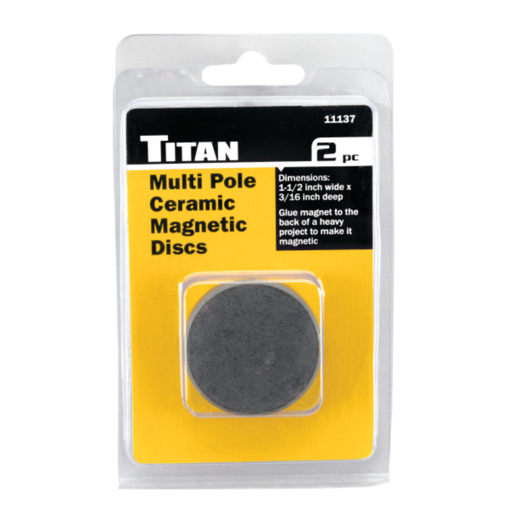 2 pc. Multi-Pole Magnetic Discs (11137) - Ridge Toolbox