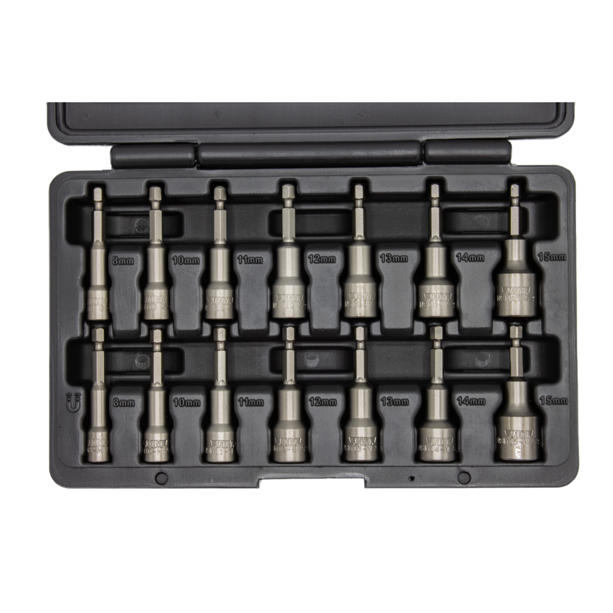 Vim Tools - 14 Pc. Metric Nut Setter Set (8-15Mm) - Ridge Toolbox