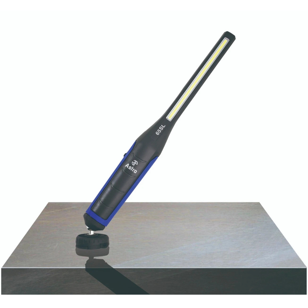 Astro Pneumatic - 650 Lumen Rechargeable LED Slim Light W/ Top Flashlight - Ridge Toolbox