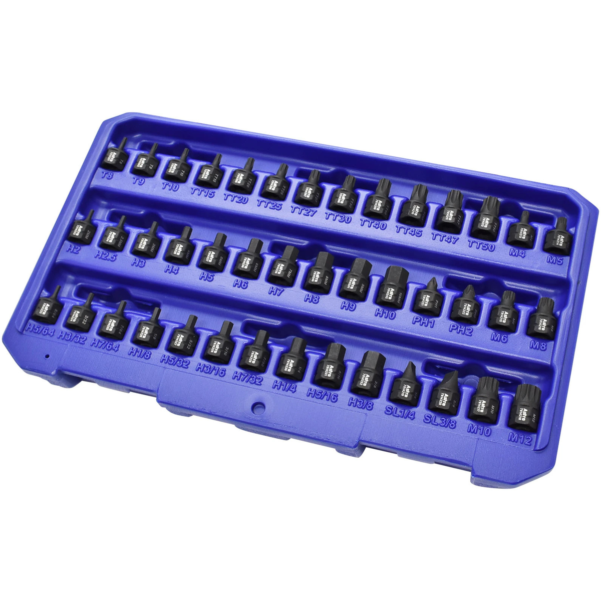 Astro Pneumatic - 42-Piece 1/4″ Drive Low Profile Nano Impact Bit Socket Set - Ridge Toolbox