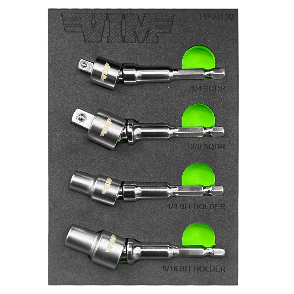 Vim Tools - 4 Piece Power Driver Uj Adapter Set - Ridge Toolbox