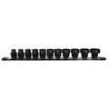 Astro Pneumatic - 11pc 1/2" Drive Low Profile Nano Impact Sockets - SAE - Ridge Toolbox