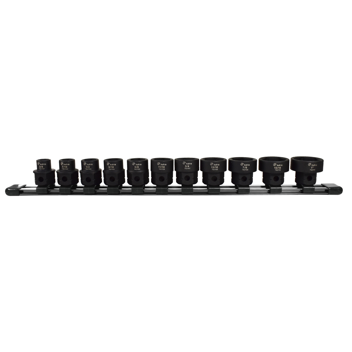 Astro Pneumatic - 11pc 1/2" Drive Low Profile Nano Impact Sockets - SAE - Ridge Toolbox