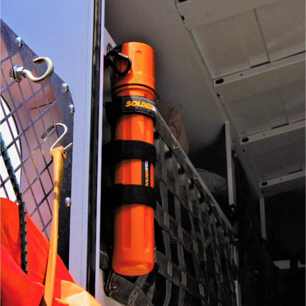 SolderWeld - Orange Canister Holder