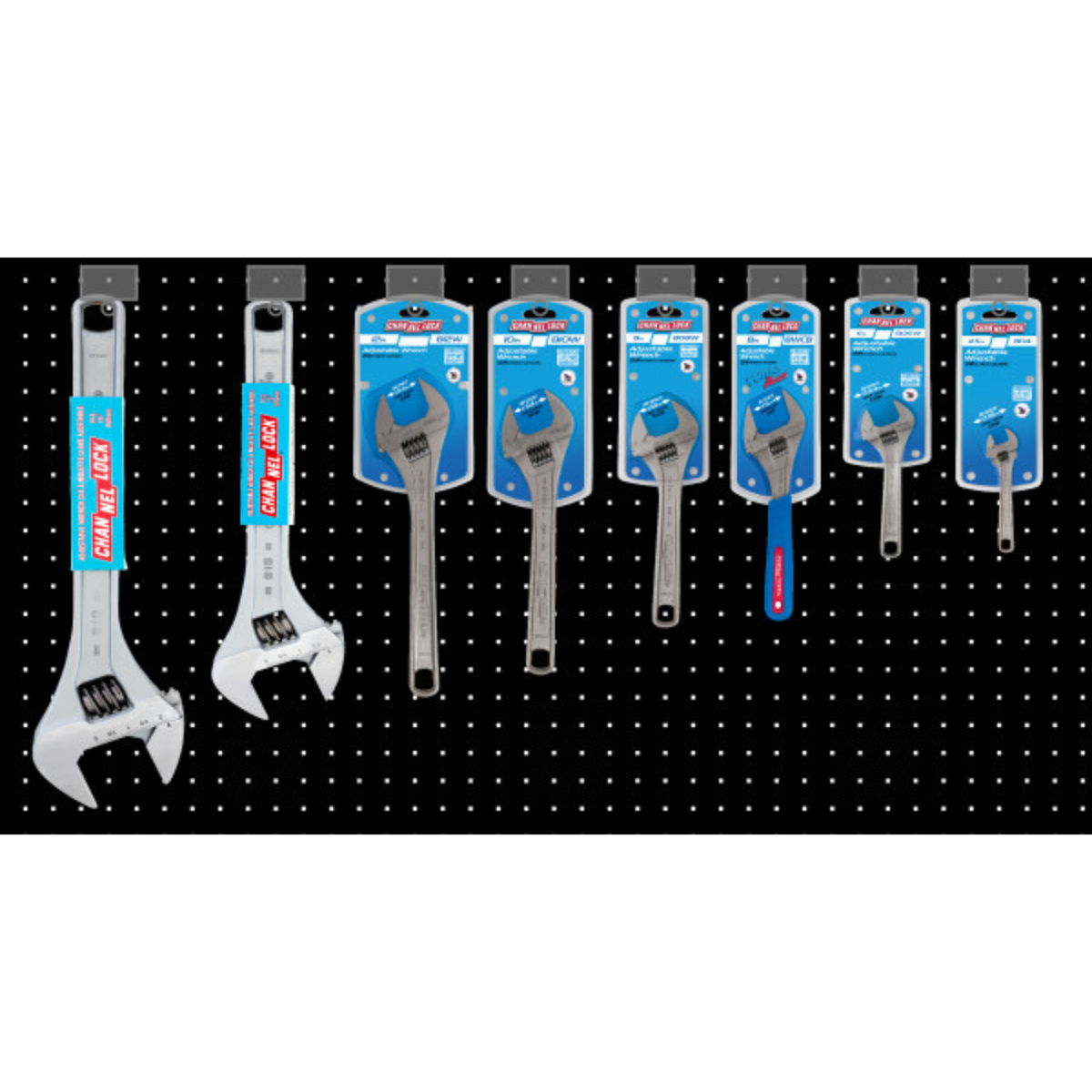 Channellock Adjustable Wrench Display - Ridge Toolbox