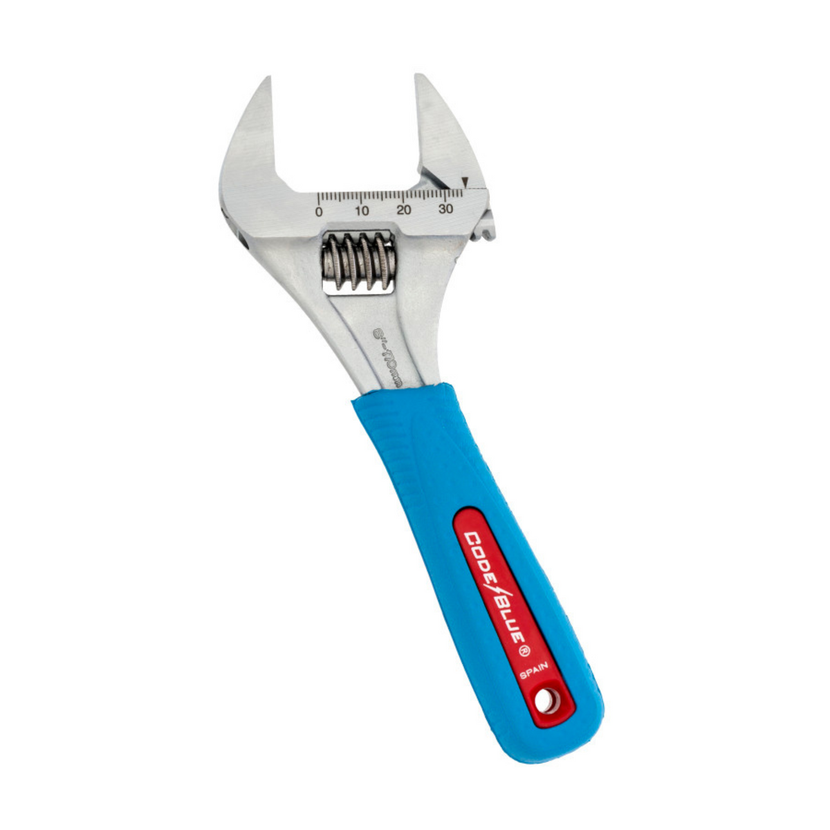 Channellock 6-Inch CODE BLUE® WideAzz® Slim Jaw Adjustable Wrench - Ridge Toolbox