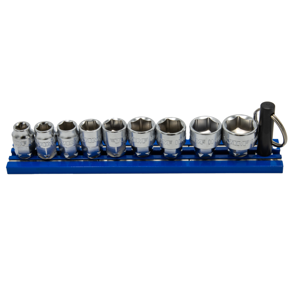 VIM Tools - Dual Drive Metric Socket Set – 1/4" Square Drive, 11mm & 13mm Hex Outer Drive (6mm - 14mm)