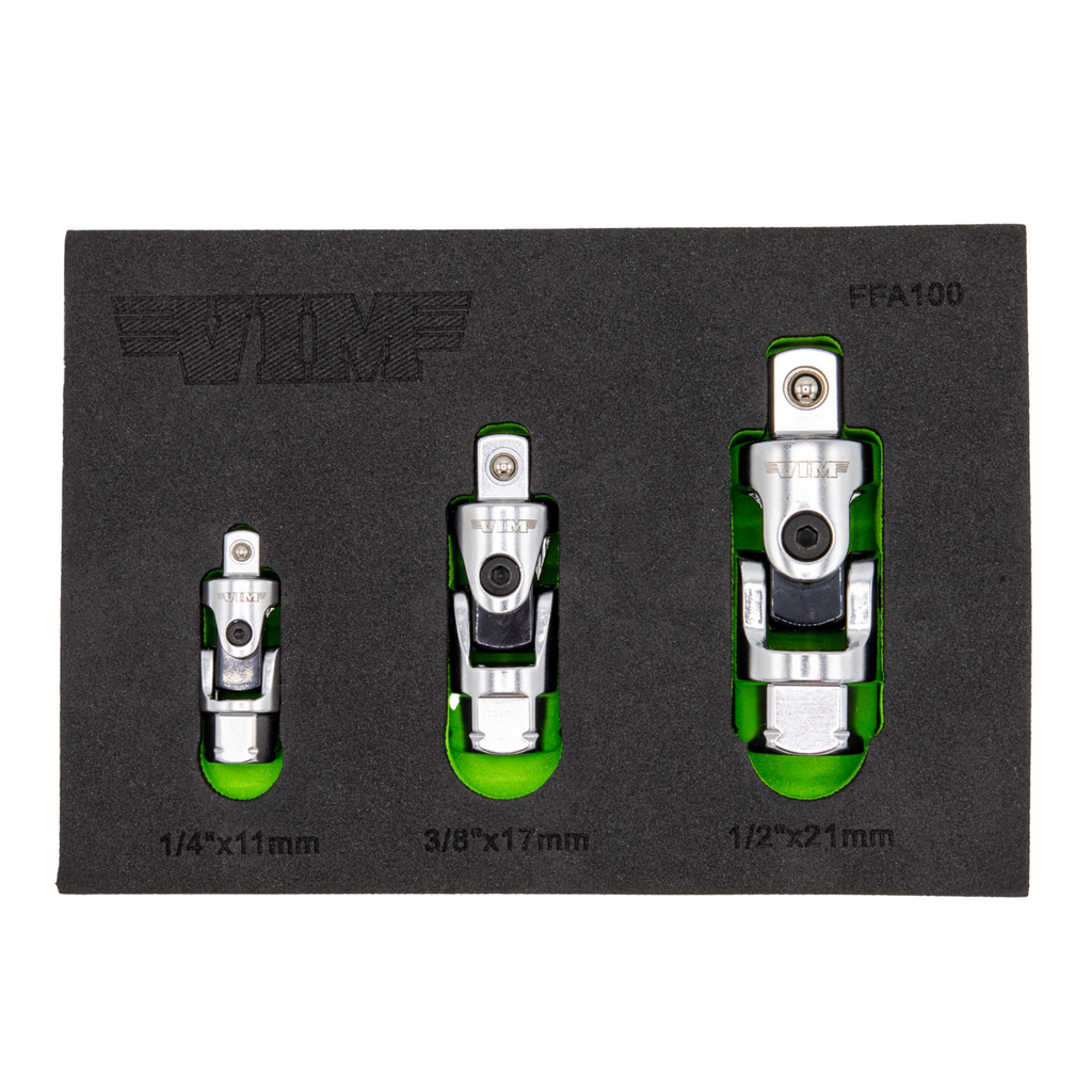Vim Tools - 3 Pc. Firm Flex Dual Drive Uj Adapter Set - Ridge Toolbox