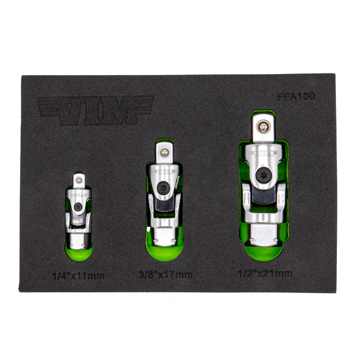 Vim Tools - 3 Pc. Firm Flex Dual Drive Uj Adapter Set - Ridge Toolbox