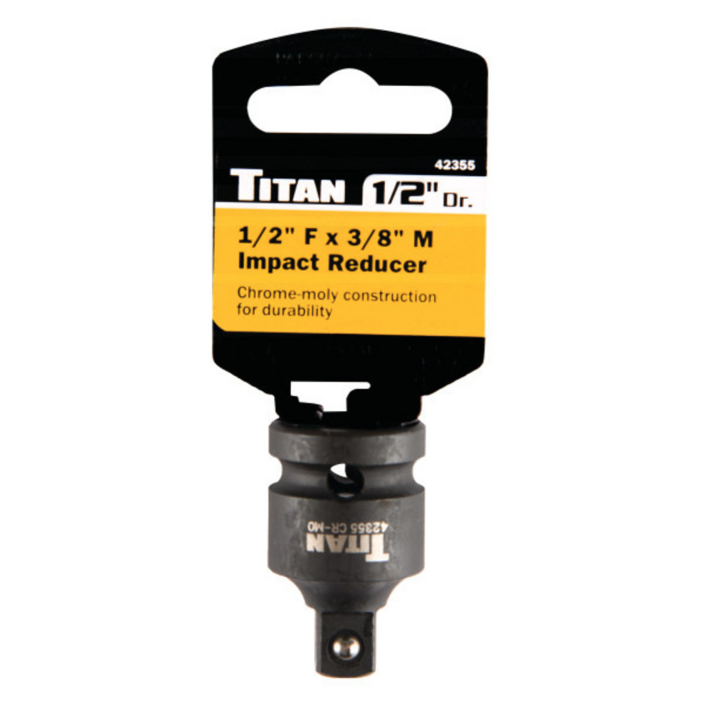 1/2 in. F x 3/8 in. M Drive Reducing Adapter (42355) - Ridge Toolbox