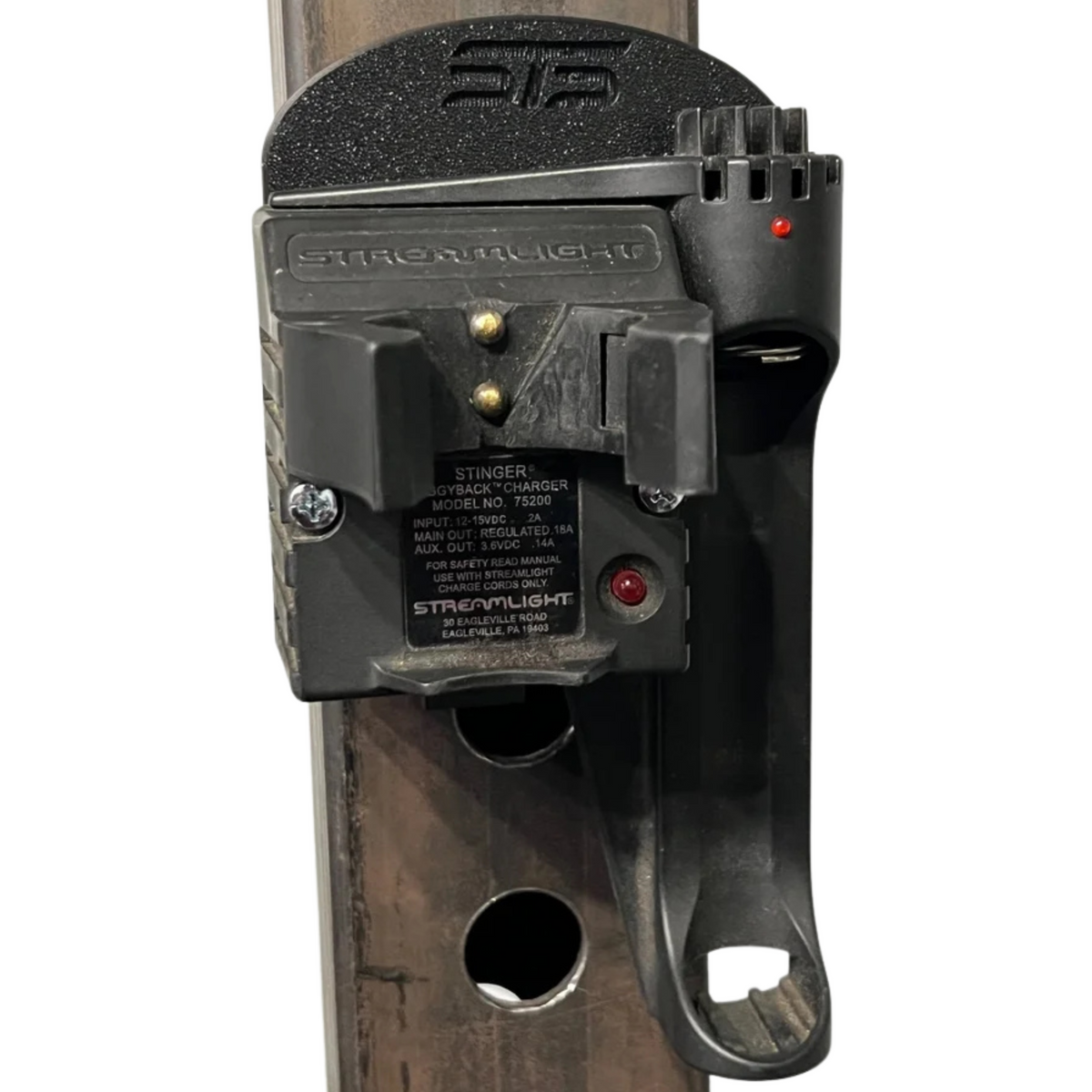 STS Auto Design SL02 – Magnetic Charger Plate for Streamlight 75200 Flashlights - Ridge Toolbox