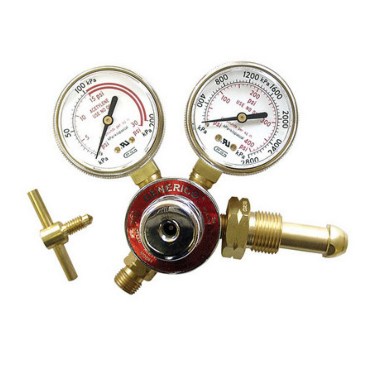 Shark Industries - Oxygen Regulators for Heavy Duty Kits – 2.5″ Gauge Face, CGA540, Up to 400 PSIG - Ridge Toolbox