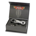 VIM Tools - Mini Ratchet Double Square Drive – Offset Female Sq. Drive Handle (1/4" & 3/8")